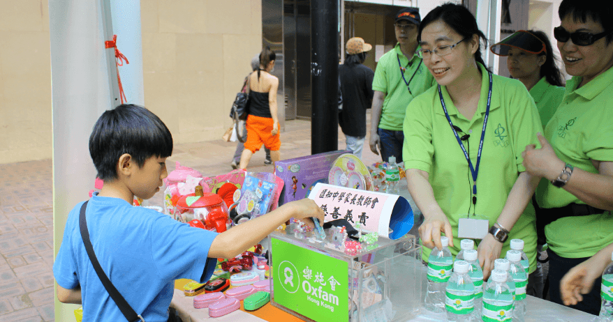 Organise a fundraising event for Oxfam Hong Kong 