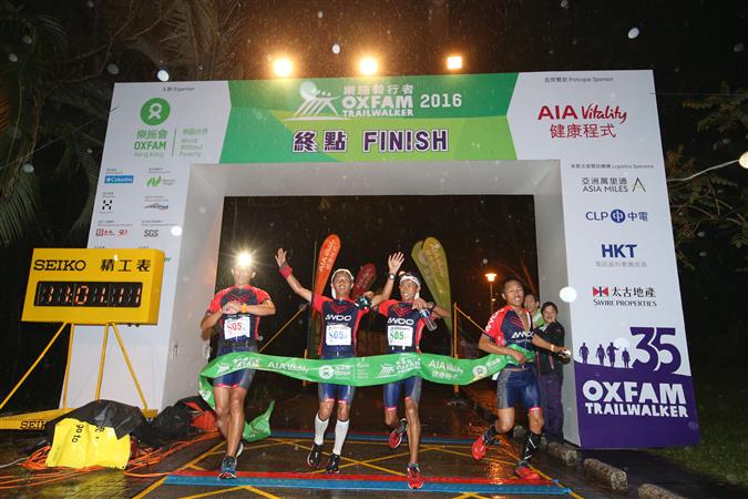 ‘AWOO Team Nepal’ (S05) Finished firstcompleted Oxfam Trailwalker 2016 in just 11 hours 1 minute