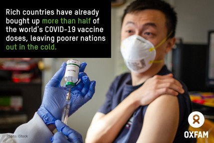 Small group of rich nations have bought up more than half the future supply of leading COVID-19 vaccine contenders （只有英文） - 图像
