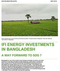 IFI Energy Investments in Bangladesh