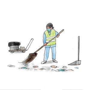 扫地清洁工